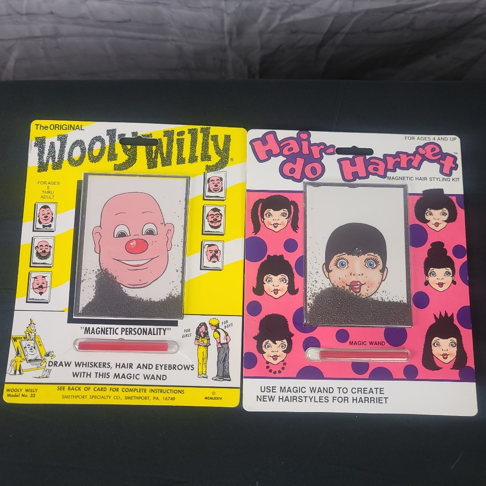 Wooly Willy and Hair do Harriet